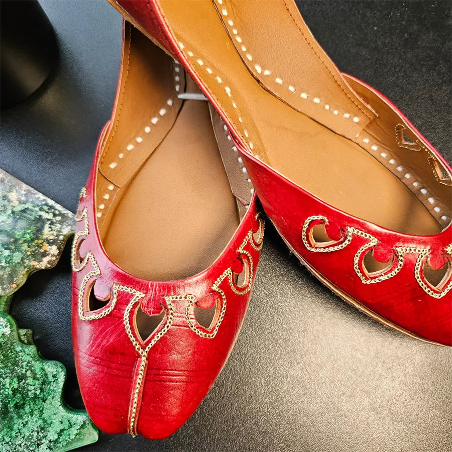 Royale Red Khussa