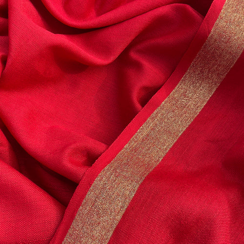 Classic Red Pashmina Shawl