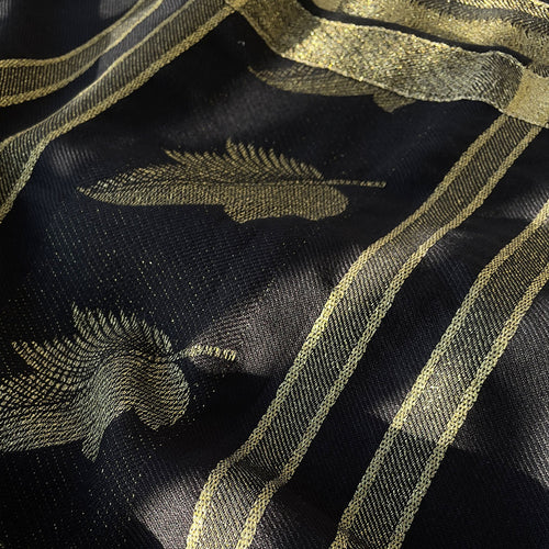 fancy black shawl