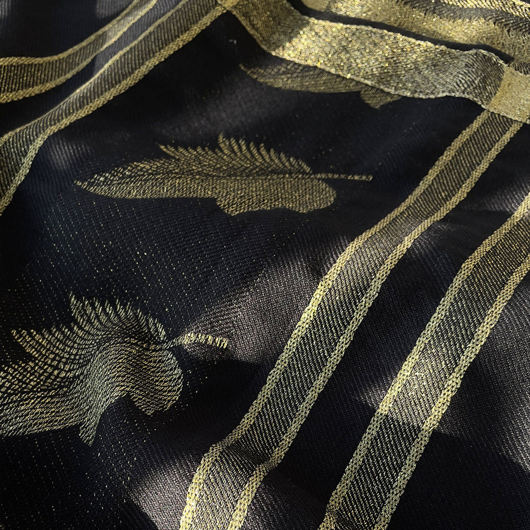 fancy black shawl