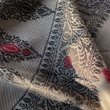 Load image into Gallery viewer, black border shawl