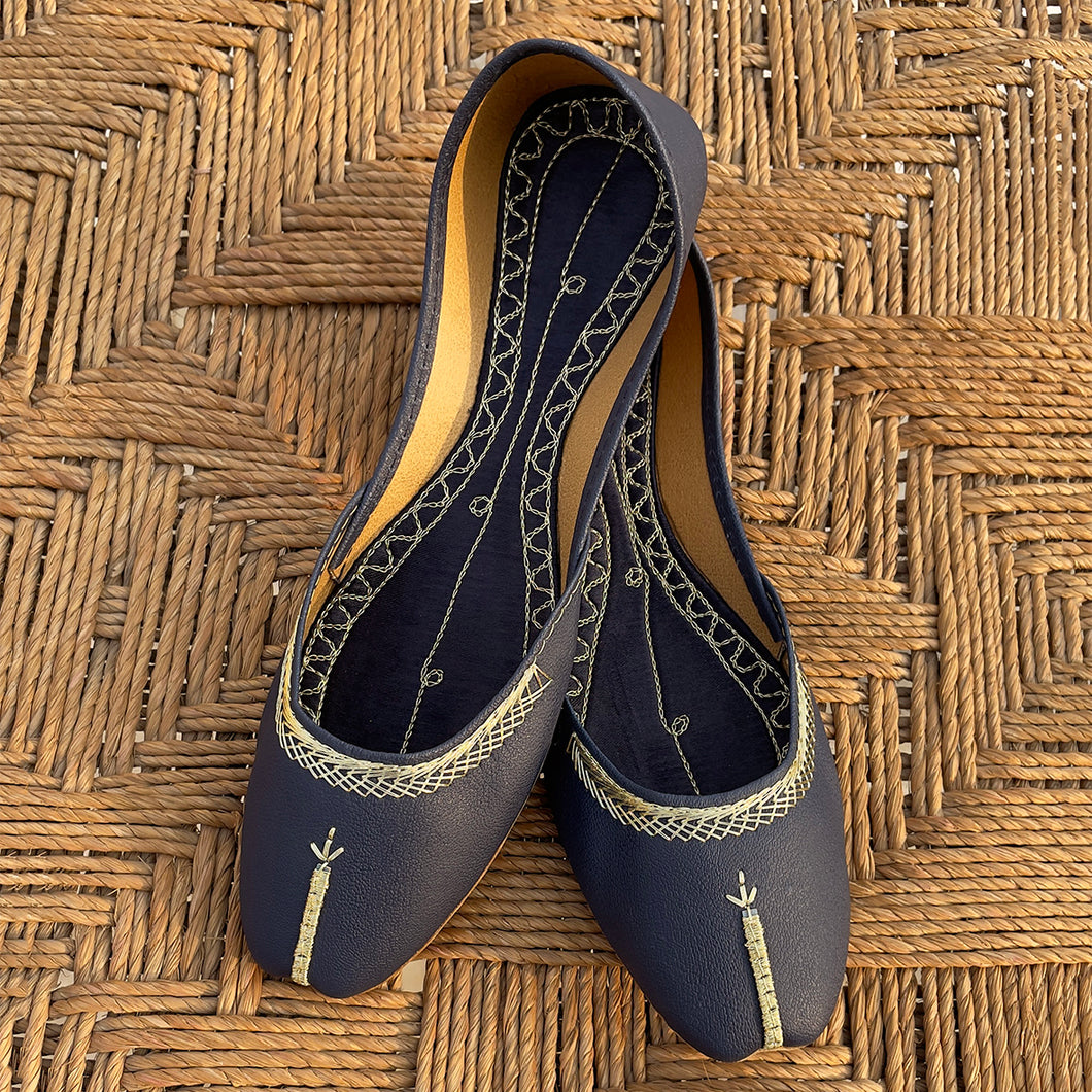 Classic Blue Khussa