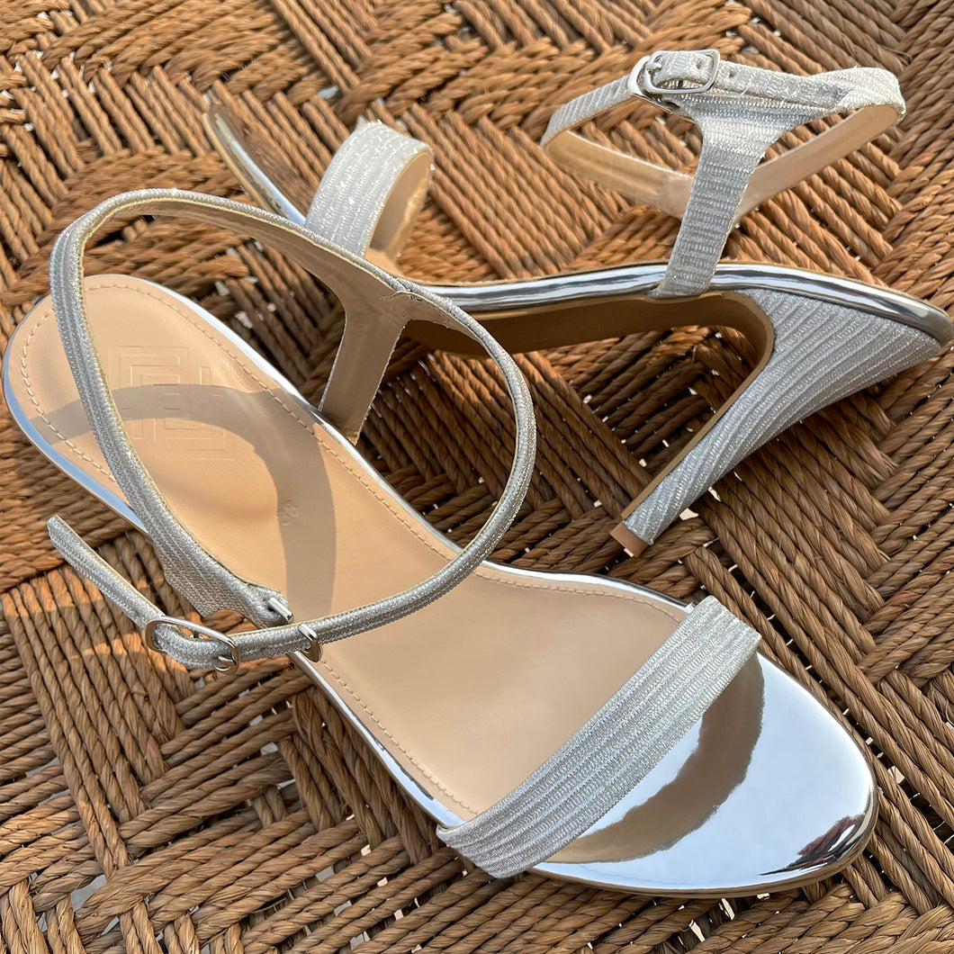 Silver Bling Heels