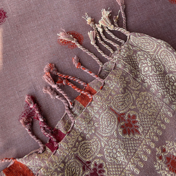 classic pink shawl