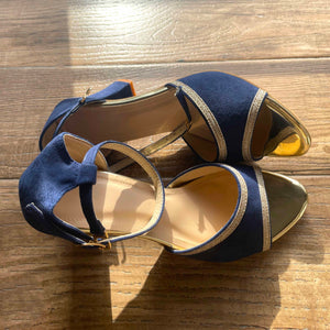 Fancy Blue Heels