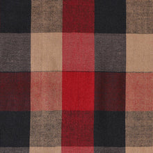 Load image into Gallery viewer, Chequered Red and Black Shawl