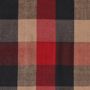 Chequered Red and Black Shawl