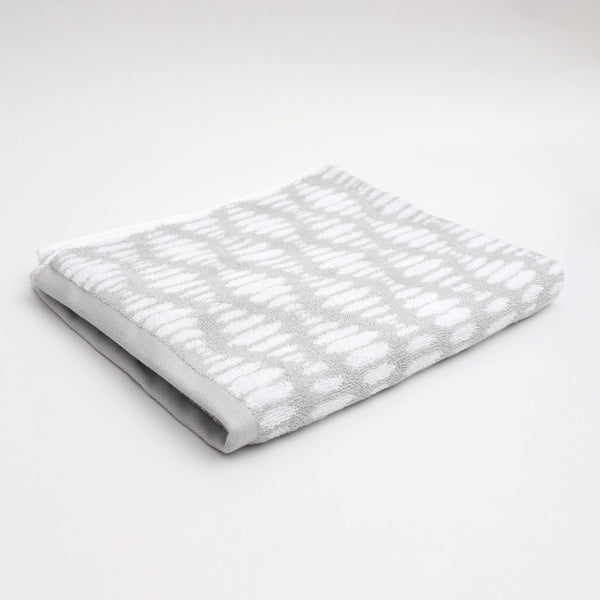 Printed Grey Hand Towel