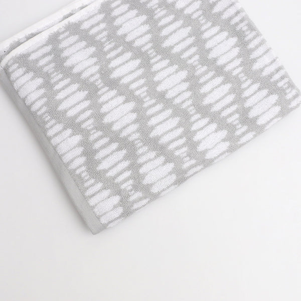 Printed Grey Hand Towel