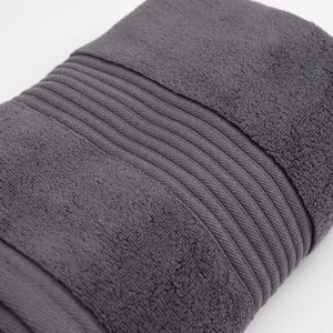 Basic Charcoal Grey Bath Towel