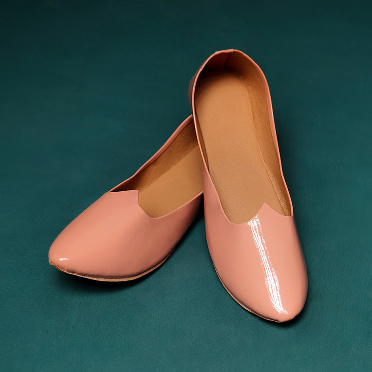 Glossy Baby Pink Shoes