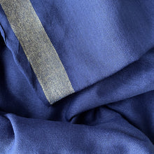 Load image into Gallery viewer, Dark Blue Pashmina Shawl