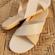 Load image into Gallery viewer, Beige Comfy Flats