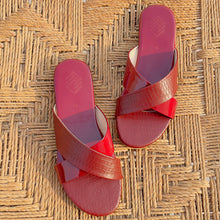 Load image into Gallery viewer, Maroon Comfy Flats