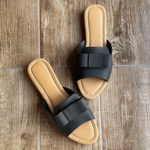 Black Comfort Flats
