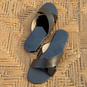 Black Comfy Flats